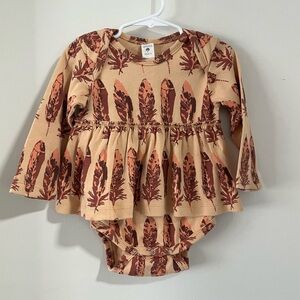 Kate Quinn Baby Girl Long Sleeve Dress Bodysuit